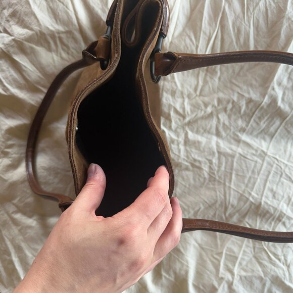 Gucci Suede Horsebit Tote - Picture 10 of 14